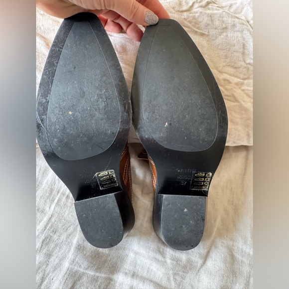 Ganni Western Mules in Brown - Picture 4 of 11